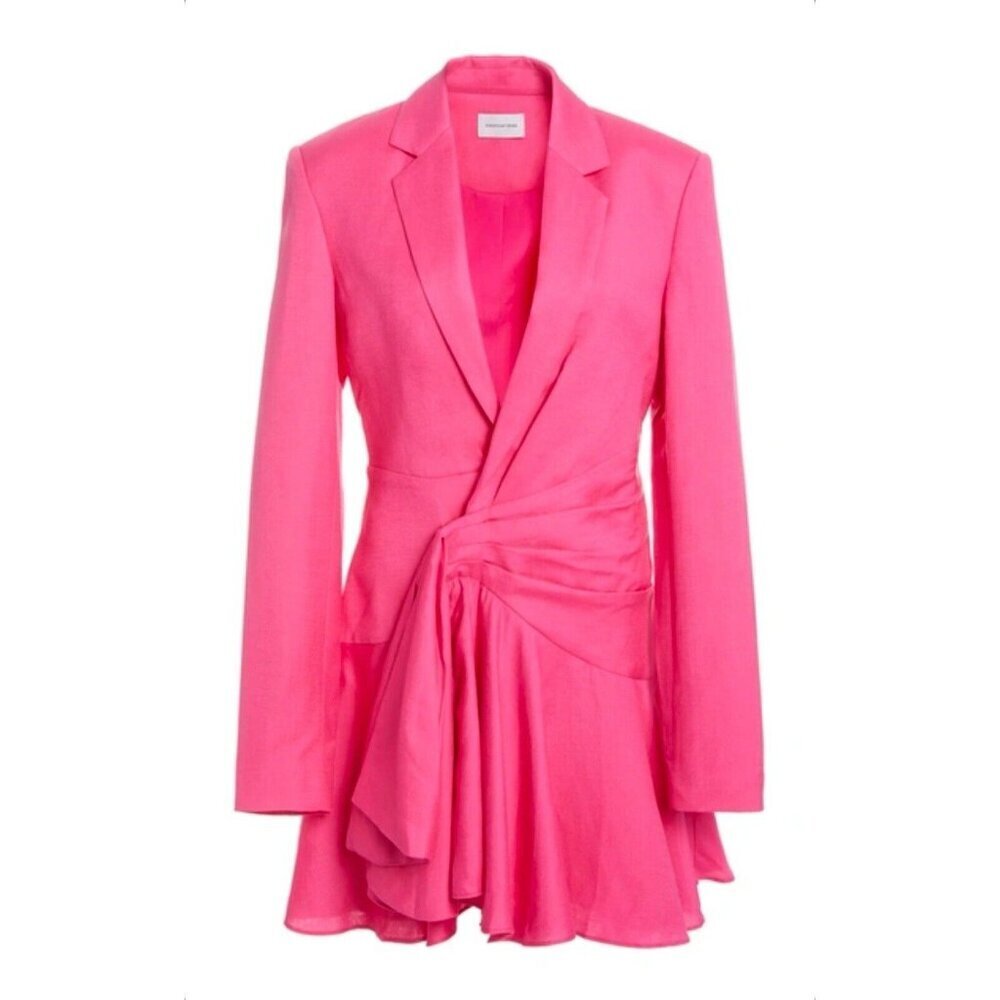 Significant Other Women's Orchid Linen-blend‎ Blazer Dress In Pink Sz 10